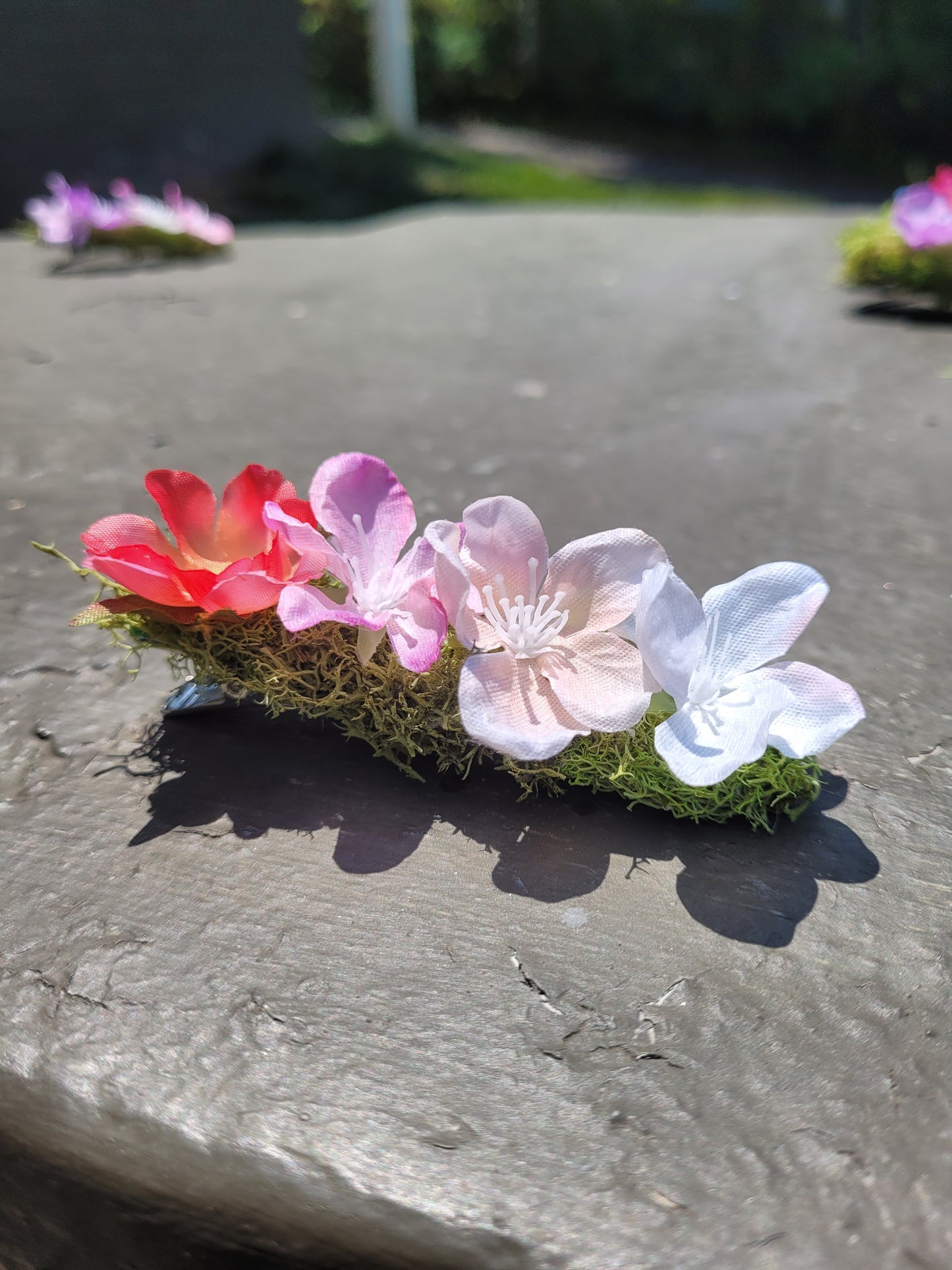 Sunburst Fairy Flower Hair Clip