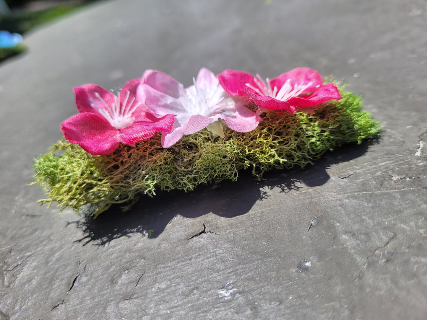 Pink Fairy Flower Hair Clip