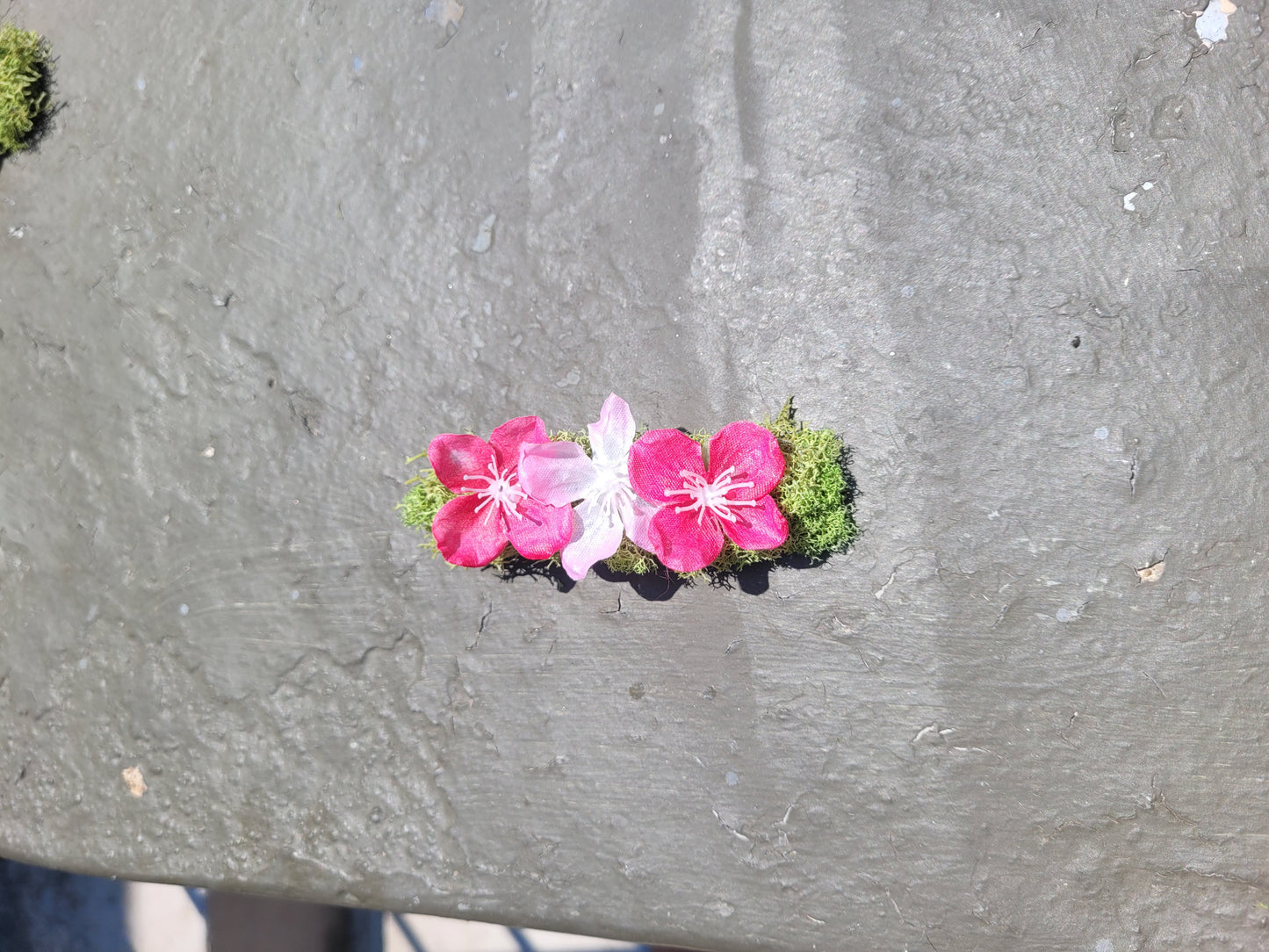 Pink Fairy Flower Hair Clip